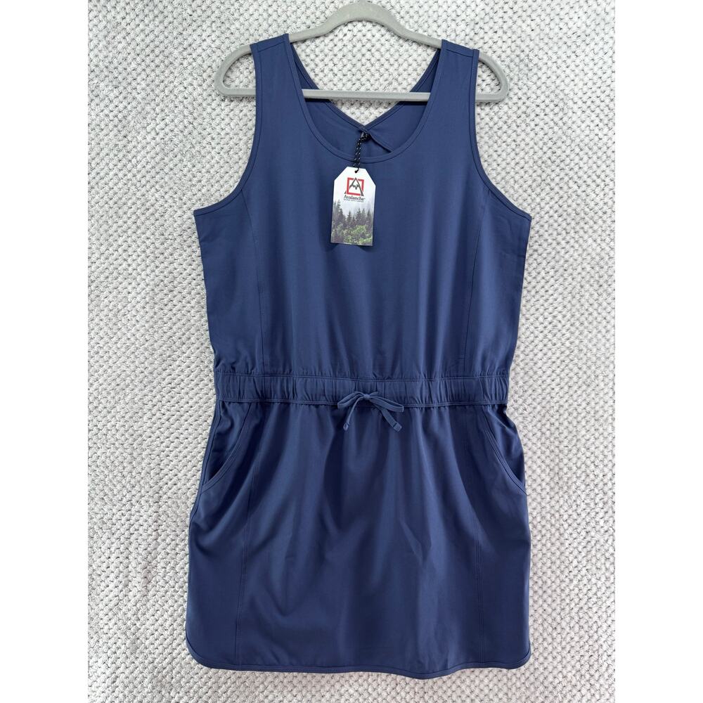 Avalanche Endless Destinations Dress Womens L Blue Scoop Neck Pockets Outdoors